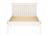 3ft Single Rio White Washed Wood Painted Shaker Style Bed Frame 4